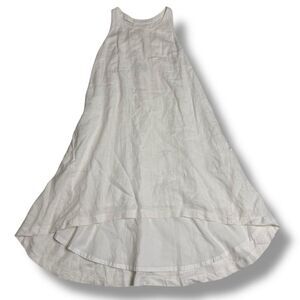 Banana Republic 100 Percent Linen High Low Dress Size 6